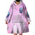 Rose Skull Wearable Blanket Hoodie Bullshit So The Bitch In Me Come Out To Play - Wonder Print Shop
