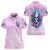 Rose Skull Women Polo Shirt Bullshit So The Bitch In Me Come Out To Play - Wonder Print Shop
