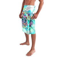 Flower Skull Lavalava She Is Sunshine Mixed With A Little Hurricane - Wonder Print Shop