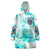 Flower Skull Wearable Blanket Hoodie She Is Sunshine Mixed With A Little Hurricane - Wonder Print Shop