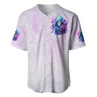 Rose Skull Baseball Jersey I'm Not Always A Bitch Just Kidding Go Fuck Yourself - Wonder Print Shop