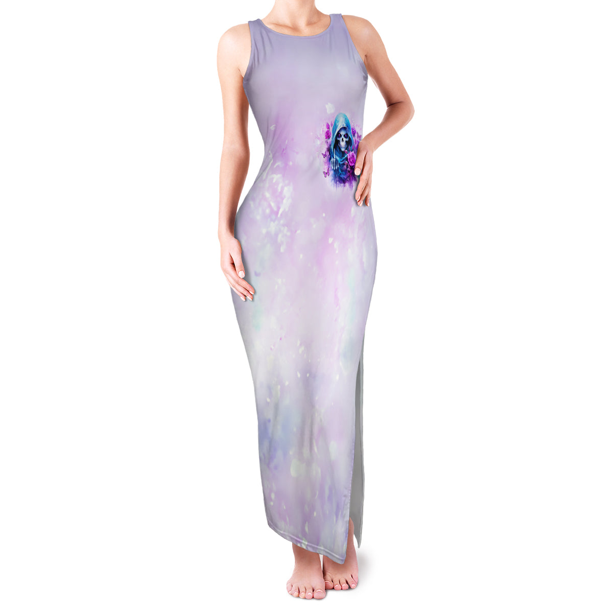 Rose Skull Family Matching Tank Maxi Dress and Hawaiian Shirt I'm Not Always A Bitch Just Kidding Go Fuck Yourself - Wonder Print Shop