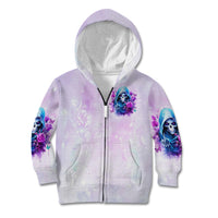 Rose Skull Kid Hoodie I'm Not Always A Bitch Just Kidding Go Fuck Yourself - Wonder Print Shop