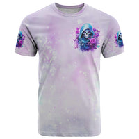 Rose Skull T Shirt I'm Not Always A Bitch Just Kidding Go Fuck Yourself - Wonder Print Shop