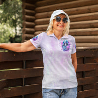 Rose Skull Women Polo Shirt I'm Not Always A Bitch Just Kidding Go Fuck Yourself - Wonder Print Shop
