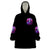 Flower Skull Wearable Blanket Hoodie The Good Girl In Me Got Tired Of The Bullshit So The Bitch In Me Came Out To Play - Wonder Print Shop