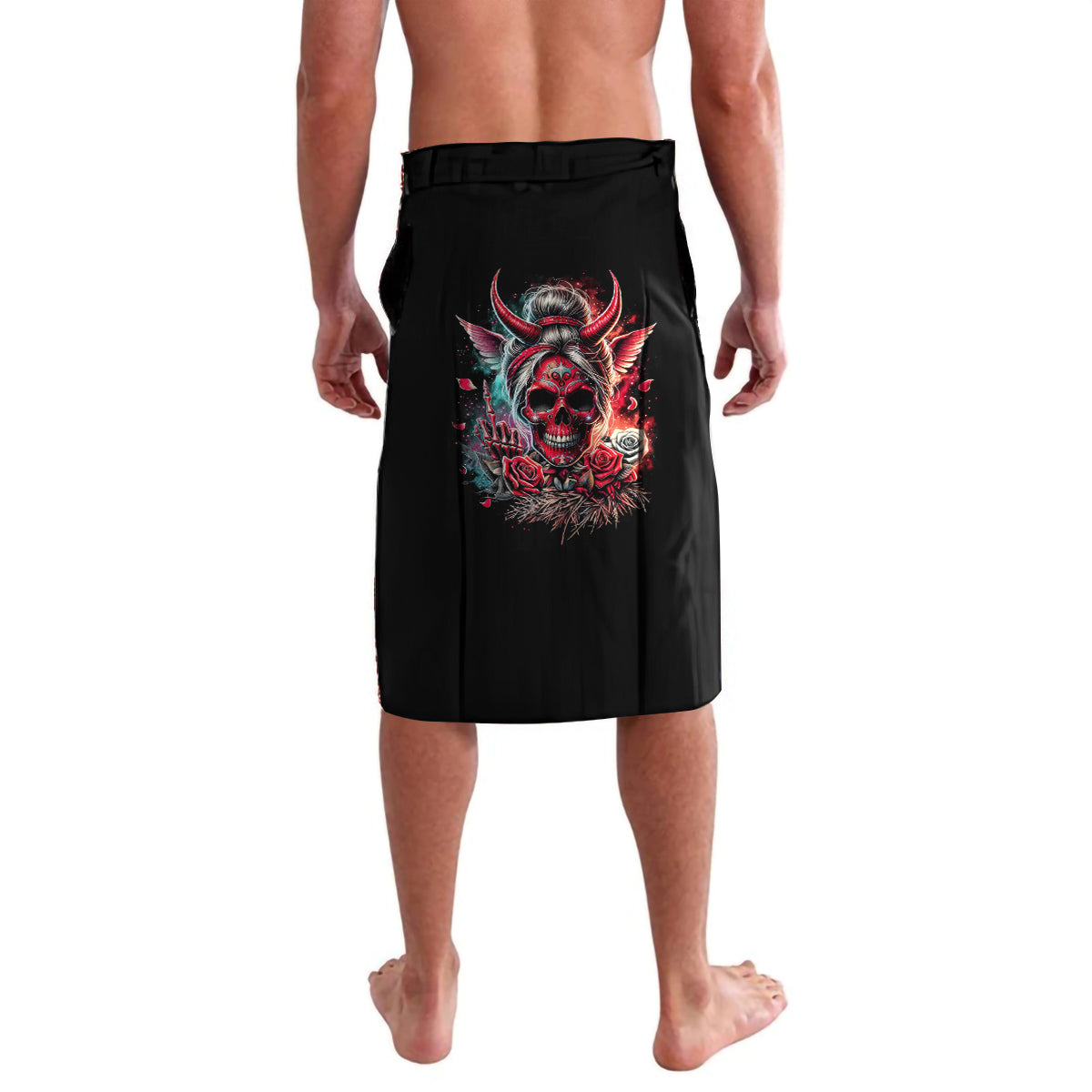 Devil Skull Lavalava The Perseon I Afraid Of Is Myself That Fucker Is Crazy - Wonder Print Shop