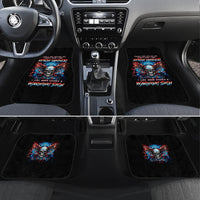 Wings Skull Car Mats People Are Asking Me Which Sign I was Born Under I Was Born Under A Warning Sigh - Wonder Print Shop