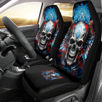Wings Skull Car Seat Cover People Are Asking Me Which Sign I was Born Under I Was Born Under A Warning Sigh - Wonder Print Shop
