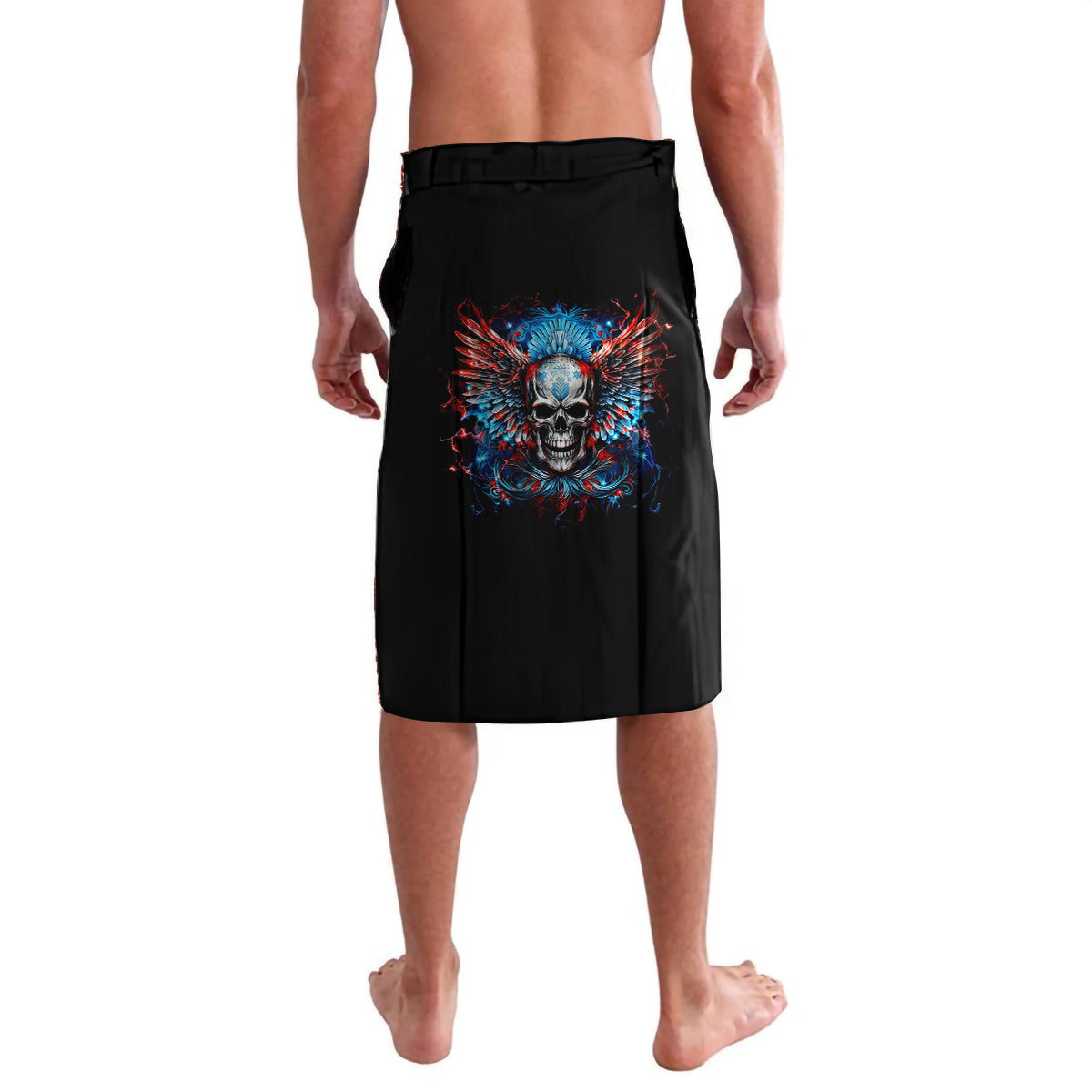 Wings Skull Lavalava People Are Asking Me Which Sign I was Born Under I Was Born Under A Warning Sigh - Wonder Print Shop