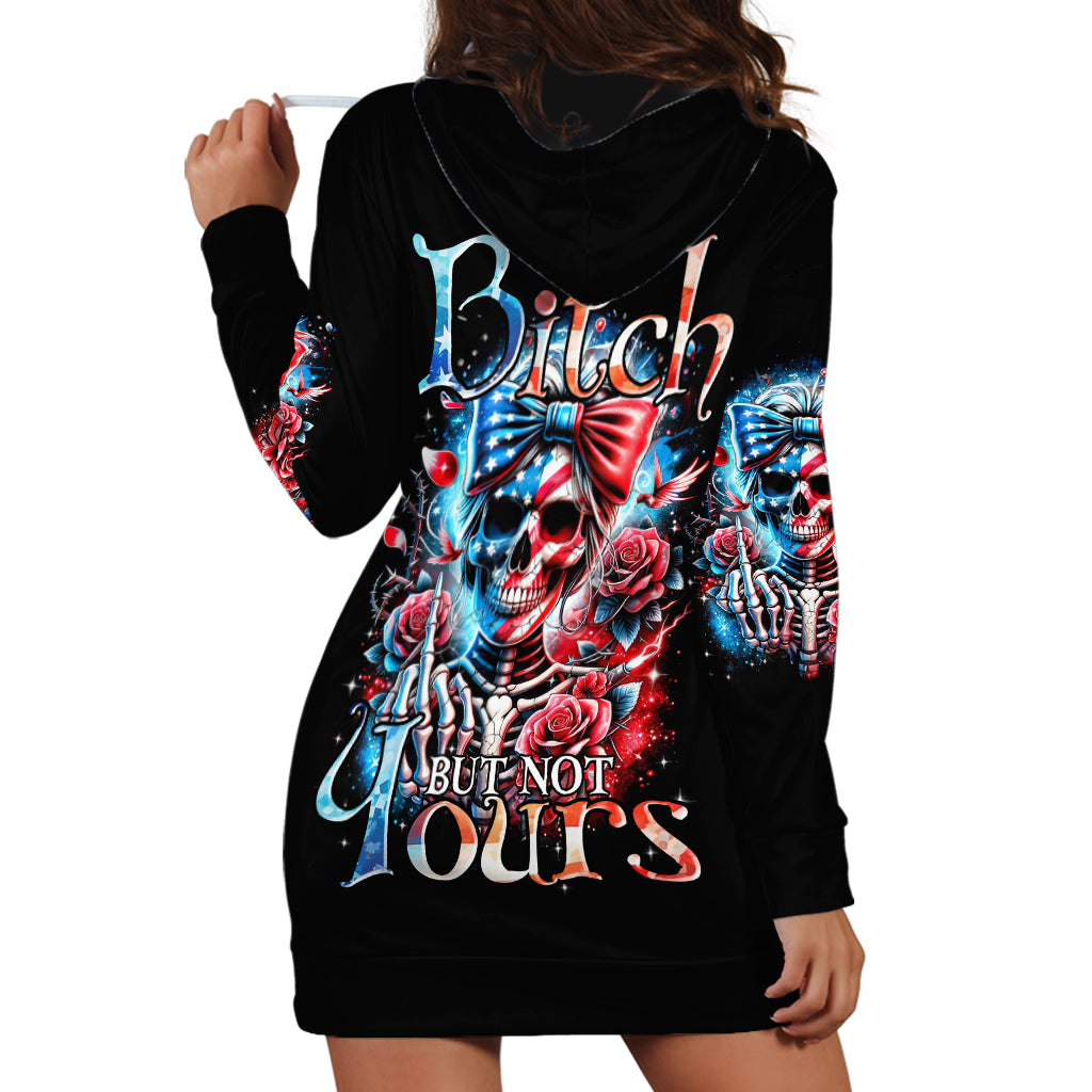 Lady Skull Hoodie Dress Yes I'm A Bitch But Not Your