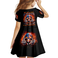 My Give A Fuck Is Broken But My Go Fuck Your Self Family Matching Short Sleeve Bodycon Dress and Hawaiian Shirt - Wonder Print Shop