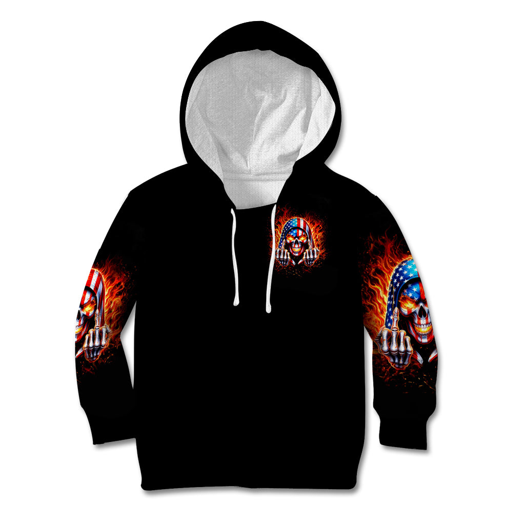 My Give A Fuck Is Broken But My Go Fuck Your Self Kid Hoodie - Wonder Print Shop