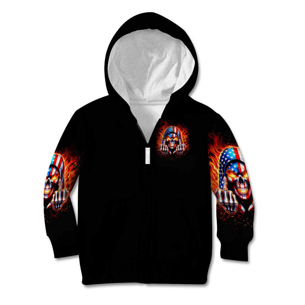 My Give A Fuck Is Broken But My Go Fuck Your Self Kid Hoodie - Wonder Print Shop