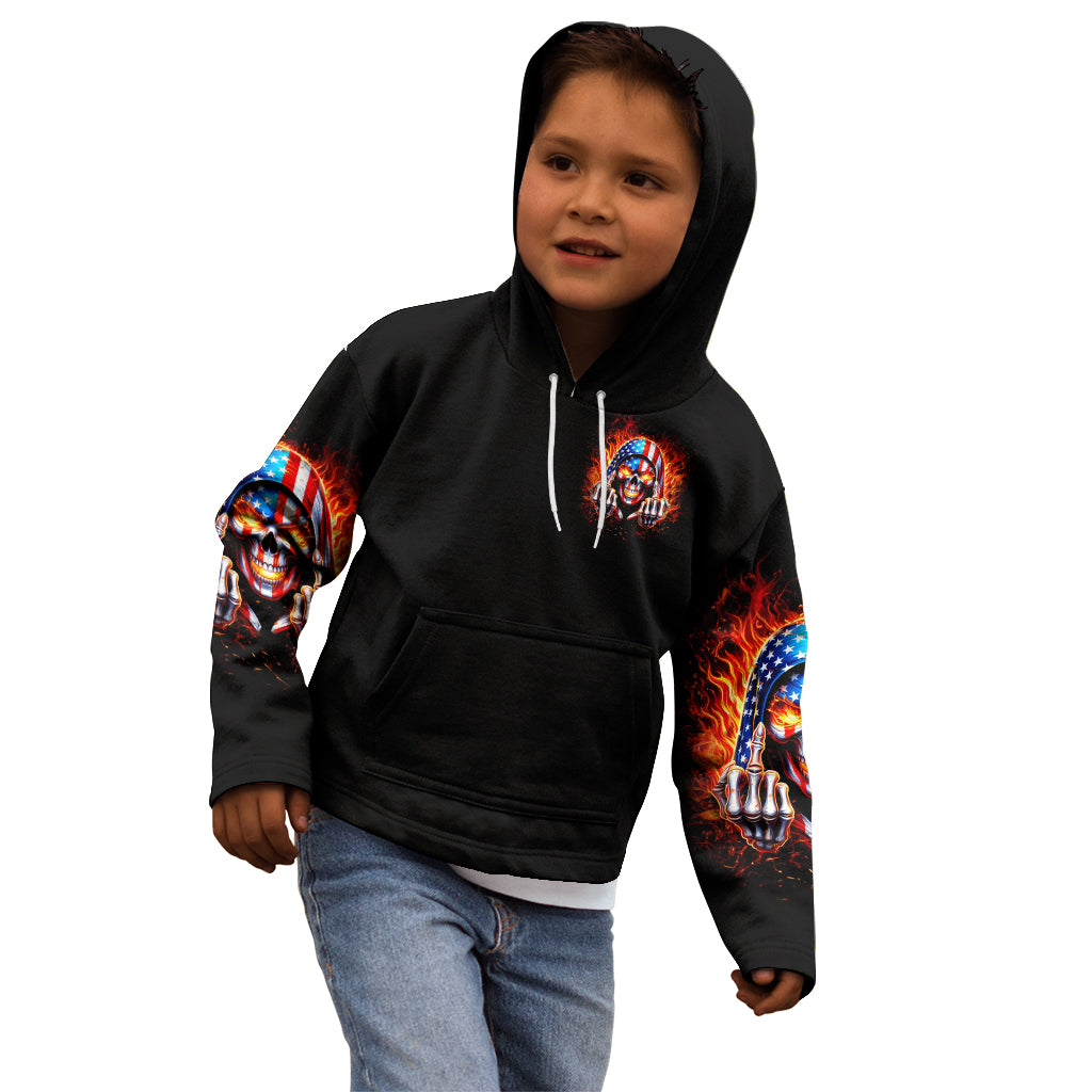 My Give A Fuck Is Broken But My Go Fuck Your Self Kid Hoodie - Wonder Print Shop