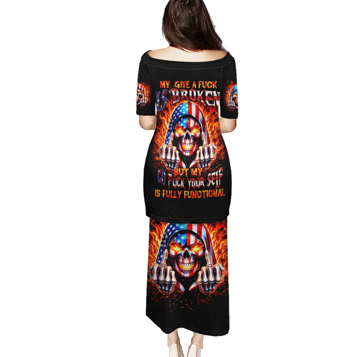 My Give A Fuck Is Broken But My Go Fuck Your Self Puletasi - Wonder Print Shop