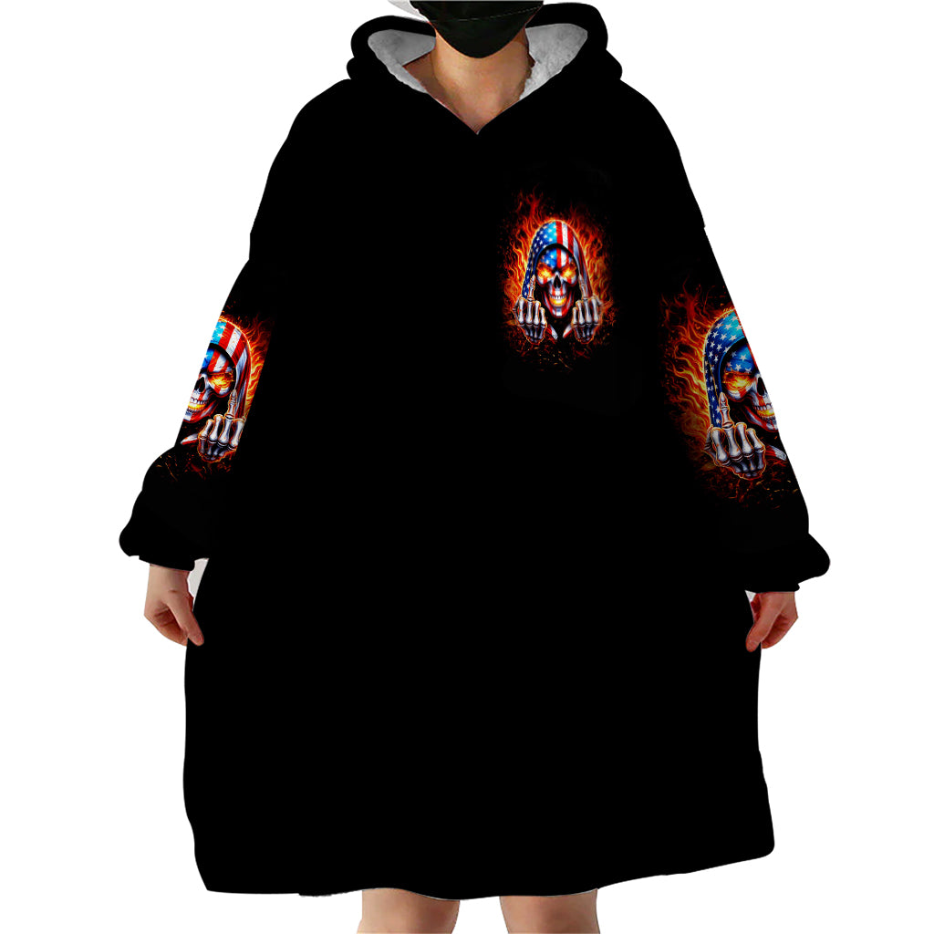 My Give A Fuck Is Broken But My Go Fuck Your Self Wearable Blanket Hoodie - Wonder Print Shop