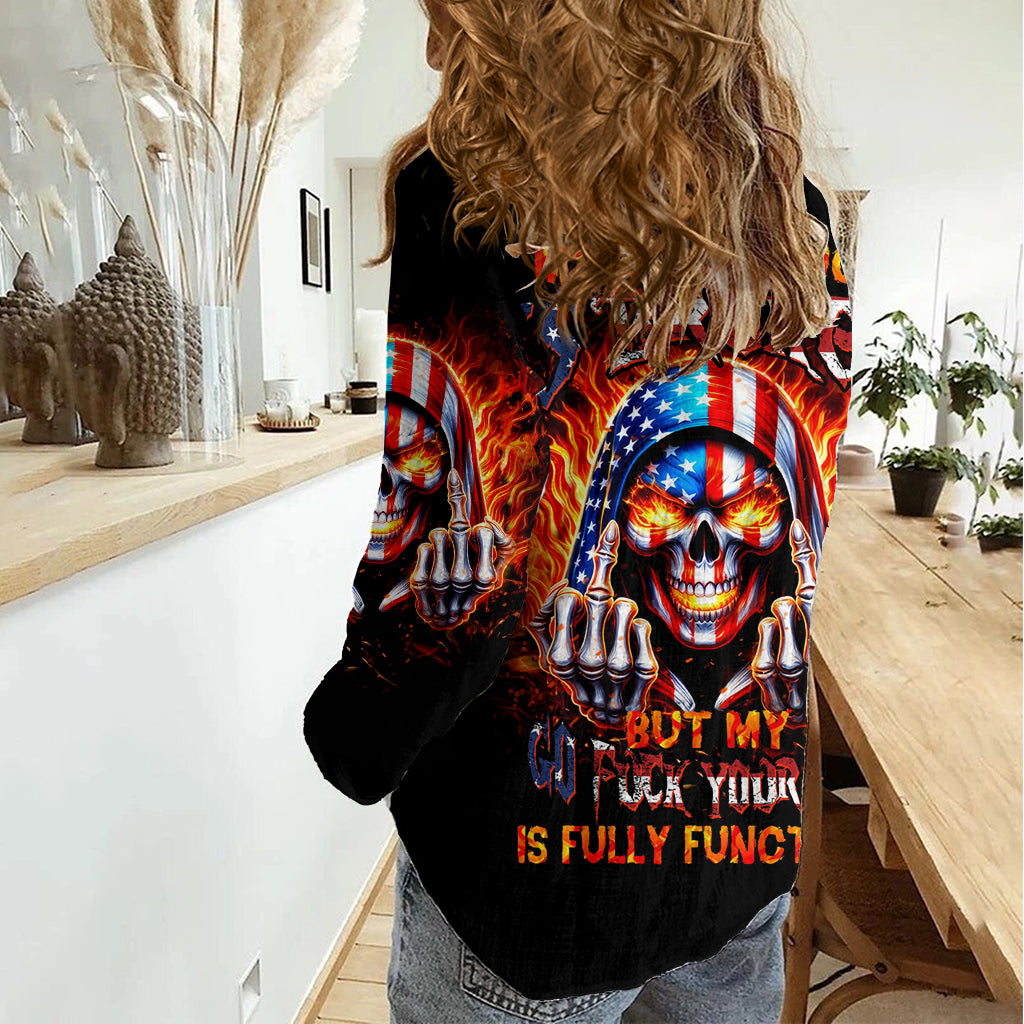 My Give A Fuck Is Broken But My Go Fuck Your Self Women Casual Shirt - Wonder Print Shop