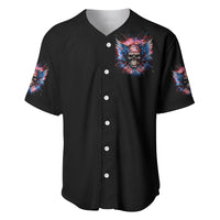 American Skull Baseball Jersey I'm Not Anti Social I'm Just Not User Friendly - Wonder Print Shop