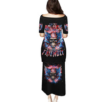 American Skull Puletasi I'm Not Anti Social I'm Just Not User Friendly - Wonder Print Shop