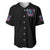 Rose Skull Baseball Jersey Heaven Don't Want Me And Hell's Afraid I'll Take Over - Wonder Print Shop
