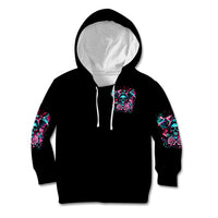 Rose Skull Kid Hoodie Heaven Don't Want Me And Hell's Afraid I'll Take Over - Wonder Print Shop
