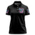 Rose Skull Women Polo Shirt Heaven Don't Want Me And Hell's Afraid I'll Take Over - Wonder Print Shop