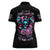 Rose Skull Women Polo Shirt Heaven Don't Want Me And Hell's Afraid I'll Take Over - Wonder Print Shop