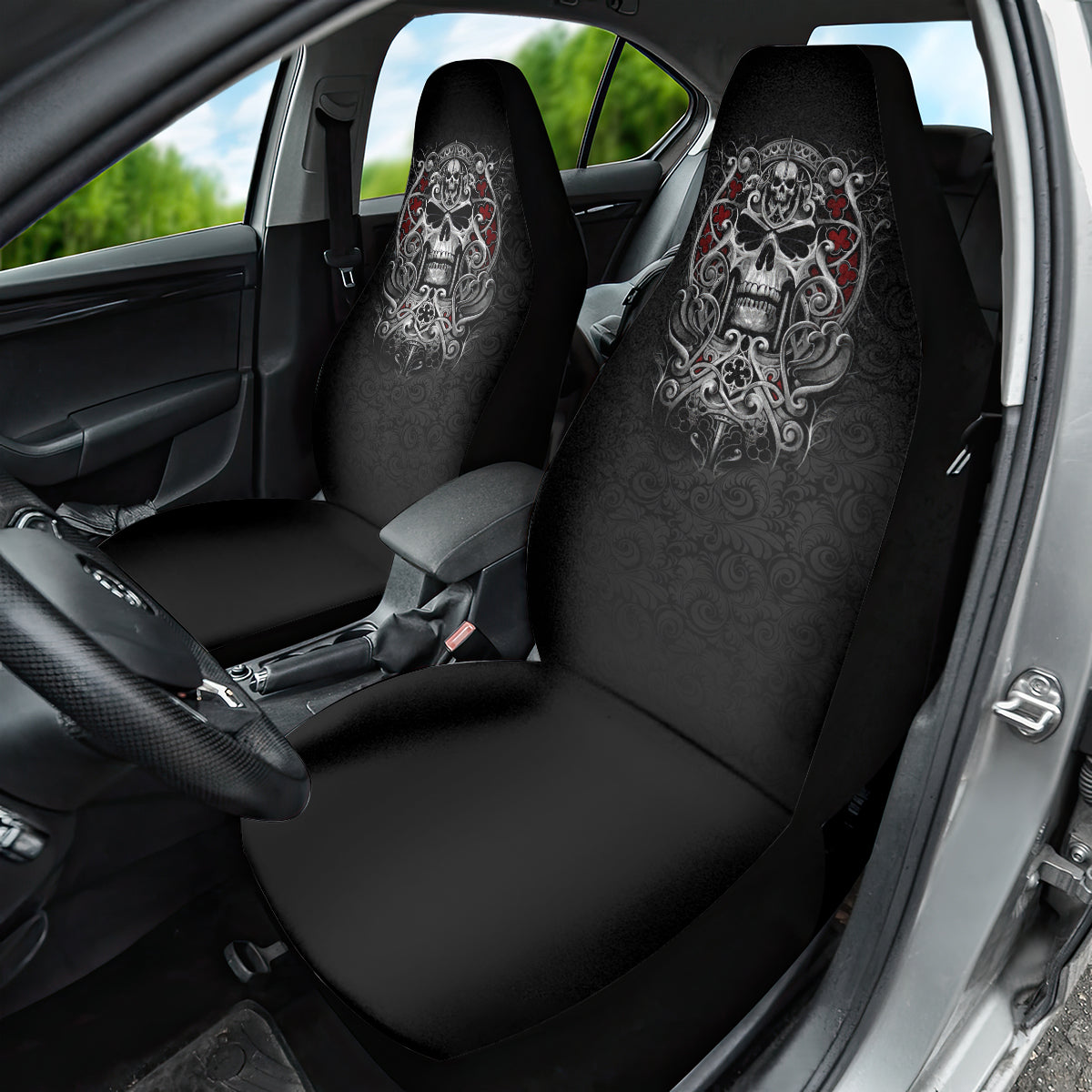 Skull Car Seat Cover Ethereal Reapers Skull-Faced Death Angels - Wonder Print Shop