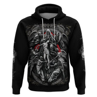 Skull Hoodie Ethereal Reapers Skull-Faced Death Angels - Wonder Print Shop