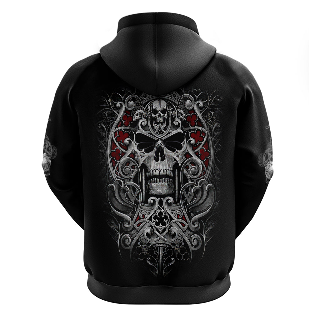 Skull Hoodie Ethereal Reapers Skull-Faced Death Angels - Wonder Print Shop
