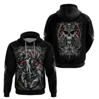 Skull Hoodie Ethereal Reapers Skull-Faced Death Angels - Wonder Print Shop
