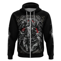 Skull Hoodie Ethereal Reapers Skull-Faced Death Angels - Wonder Print Shop
