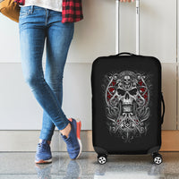 Skull Luggage Cover Ethereal Reapers Skull-Faced Death Angels - Wonder Print Shop