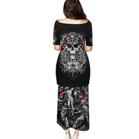 Skull Puletasi Ethereal Reapers Skull-Faced Death Angels - Wonder Print Shop