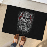 Skull Rubber Doormat Ethereal Reapers Skull-Faced Death Angels - Wonder Print Shop