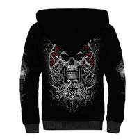 Skull Sherpa Hoodie Ethereal Reapers Skull-Faced Death Angels - Wonder Print Shop