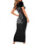 Skull Short Sleeve Bodycon Dress Ethereal Reapers Skull-Faced Death Angels - Wonder Print Shop