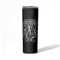 Skull Skinny Tumbler Ethereal Reapers Skull-Faced Death Angels - Wonder Print Shop