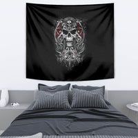 Skull Tapestry Ethereal Reapers Skull-Faced Death Angels - Wonder Print Shop