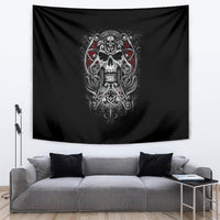 Skull Tapestry Ethereal Reapers Skull-Faced Death Angels - Wonder Print Shop