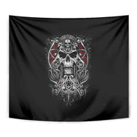 Skull Tapestry Ethereal Reapers Skull-Faced Death Angels - Wonder Print Shop
