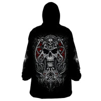Skull Wearable Blanket Hoodie Ethereal Reapers Skull-Faced Death Angels - Wonder Print Shop