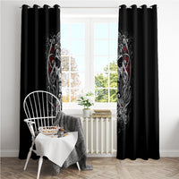 Skull Window Curtain Ethereal Reapers Skull-Faced Death Angels - Wonder Print Shop