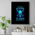 Flame Skull Canvas Wall Art I'm Never Alone My Demons With Me 24/7 - Wonder Print Shop