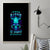 Flame Skull Canvas Wall Art I'm Never Alone My Demons With Me 24/7 - Wonder Print Shop