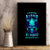 Flame Skull Canvas Wall Art I'm Never Alone My Demons With Me 24/7 - Wonder Print Shop