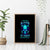 Flame Skull Canvas Wall Art I'm Never Alone My Demons With Me 24/7 - Wonder Print Shop