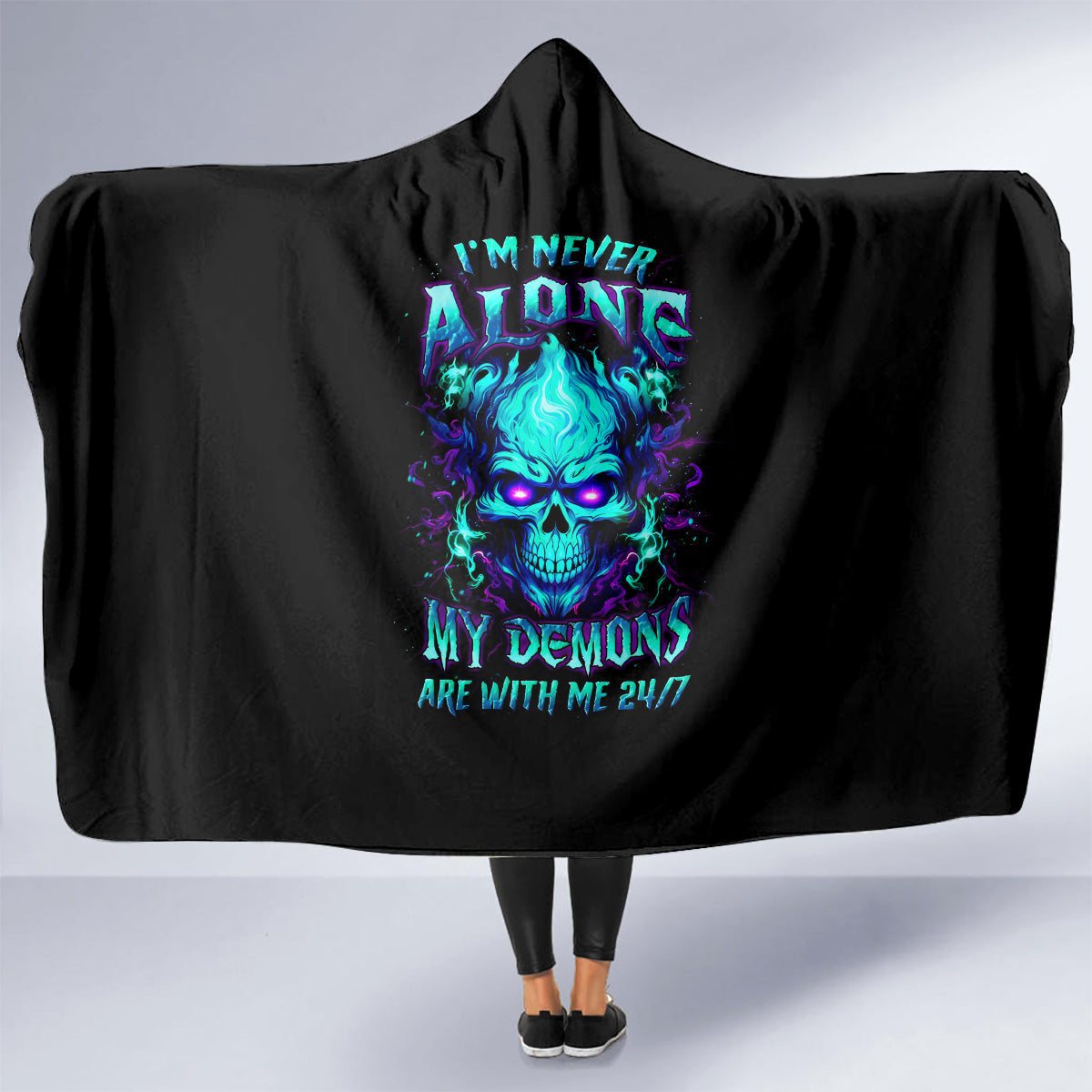 flame-skull-hooded-blanket-im-never-alone-my-demons-with-me-247