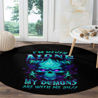 flame-skull-round-carpet-im-never-alone-my-demons-with-me-247